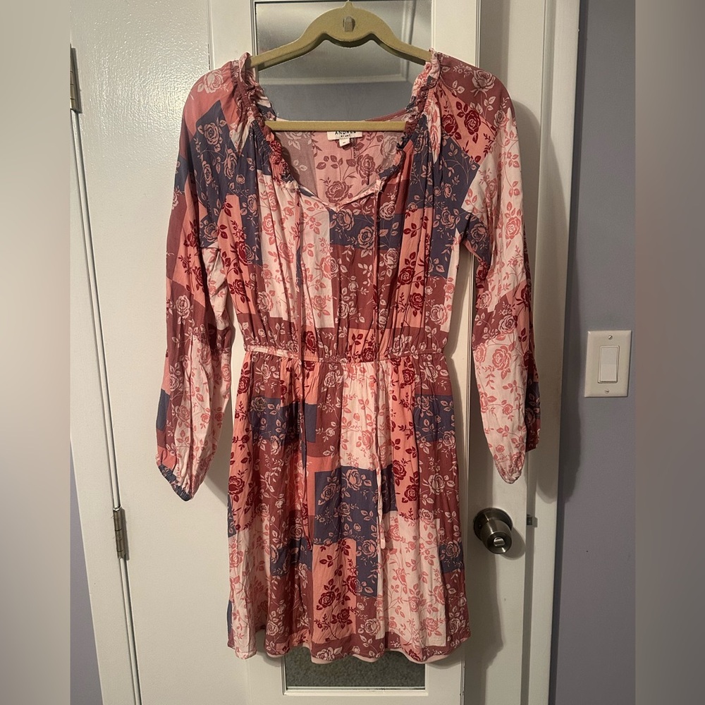 Andree by Unit Floral Patchwork Dress